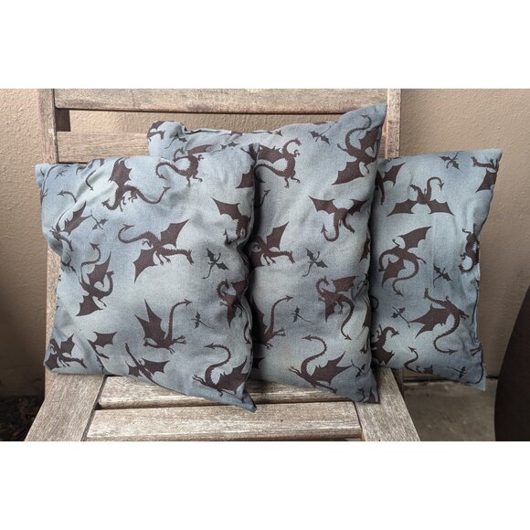 💜Handmade Dragon Pillows (Set of 3) - Picture 4 of 4